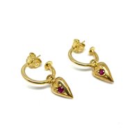 Boucles d'oreilles Sacramore Firenze Femme in Argent Rubino OR 7 - OR 7